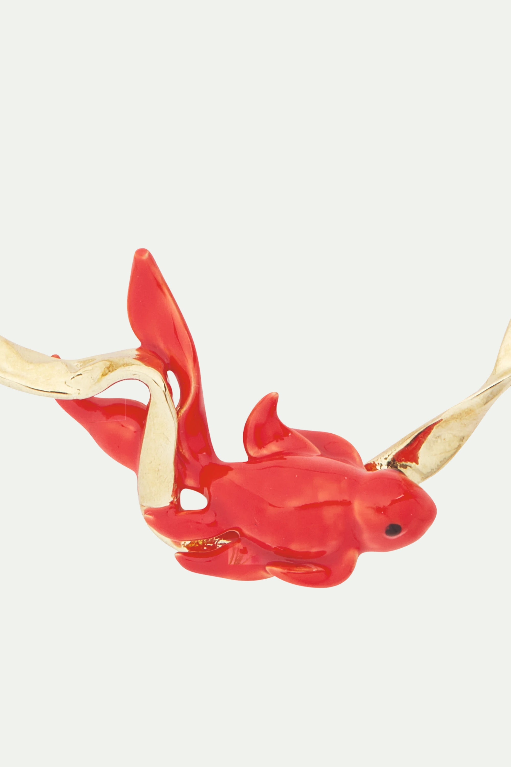 Koi fish pendant necklace