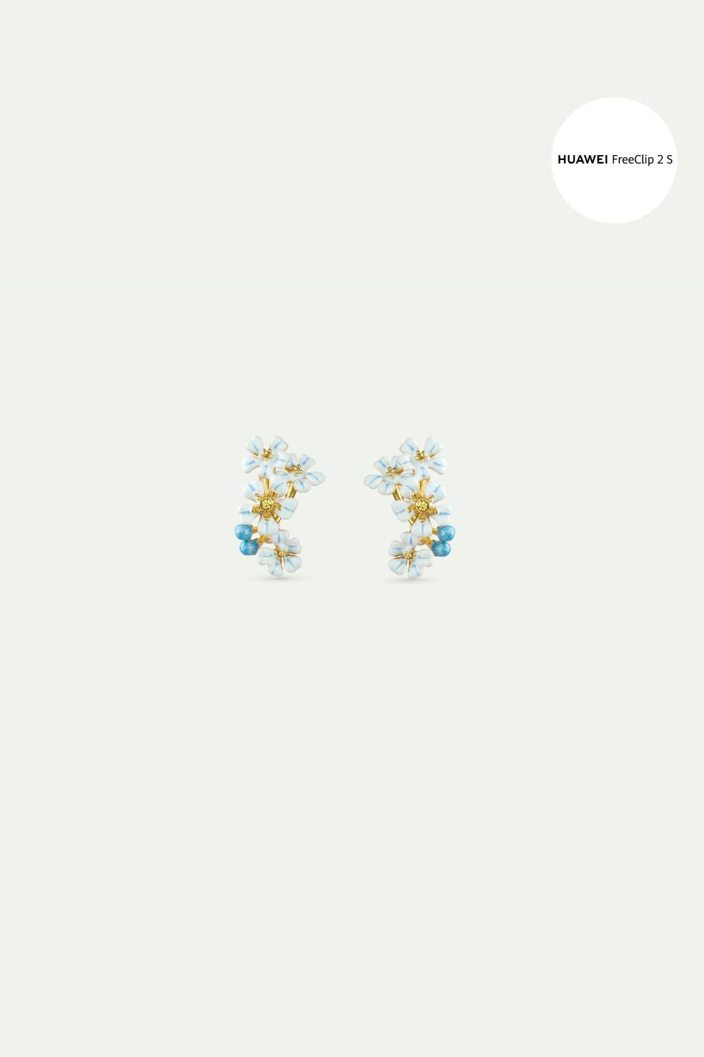 Bijoux Myosotis pour écouteurs HUAWEI FreeClip 2 S