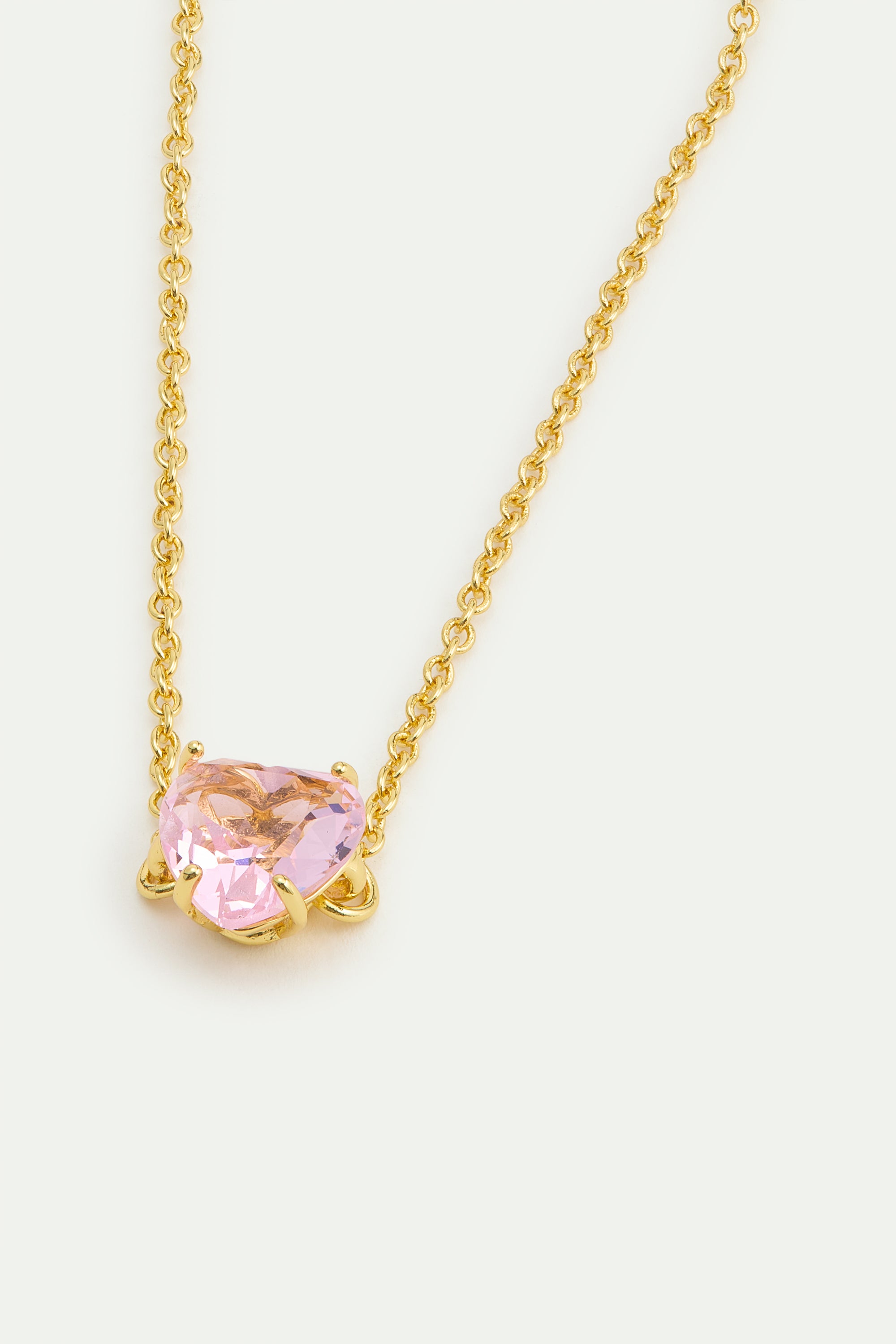 Bracelet fin pierre cœur La Diamantine Rosa Centifolia