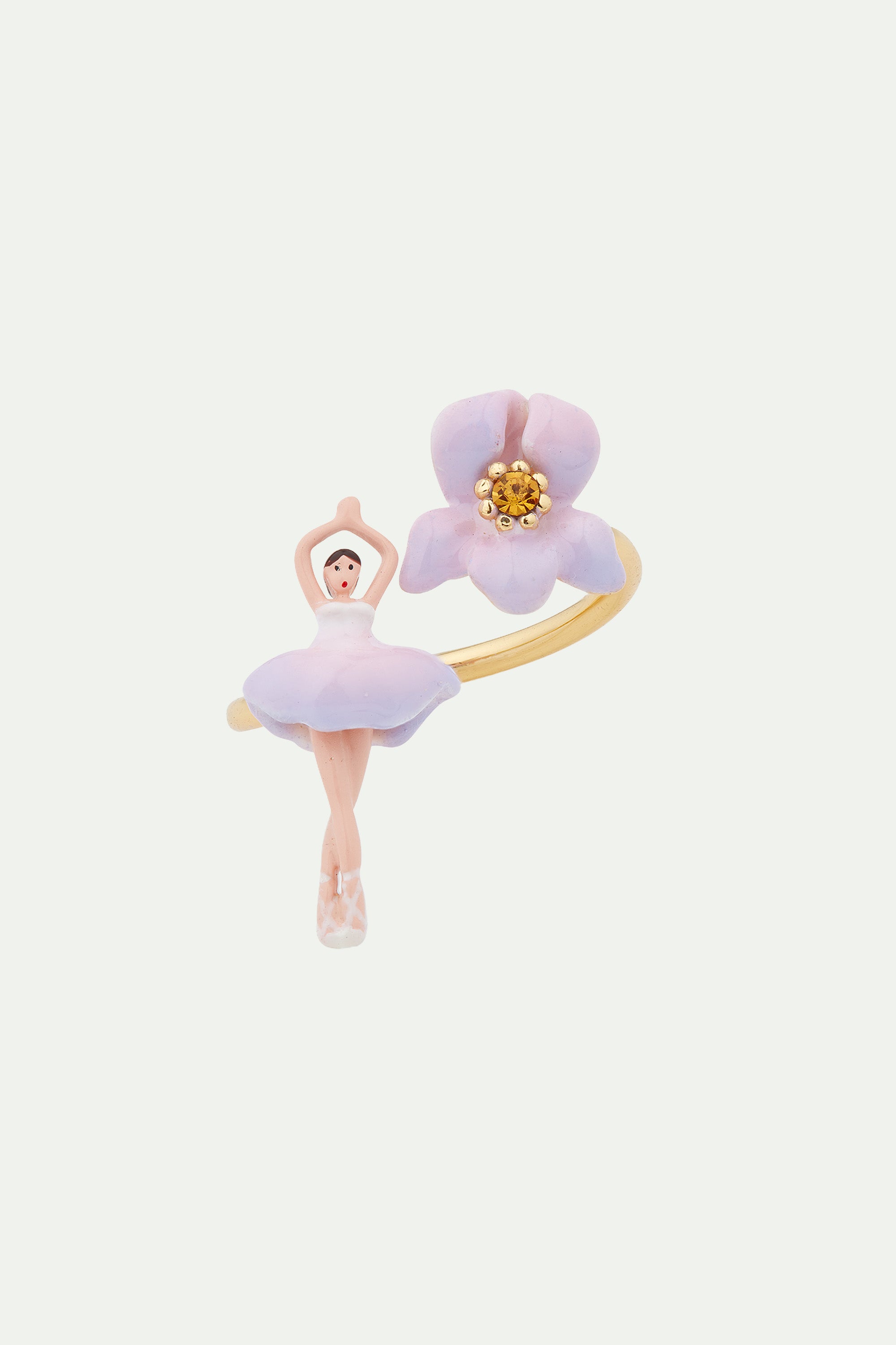 Bague ajustable mini ballerine Iris