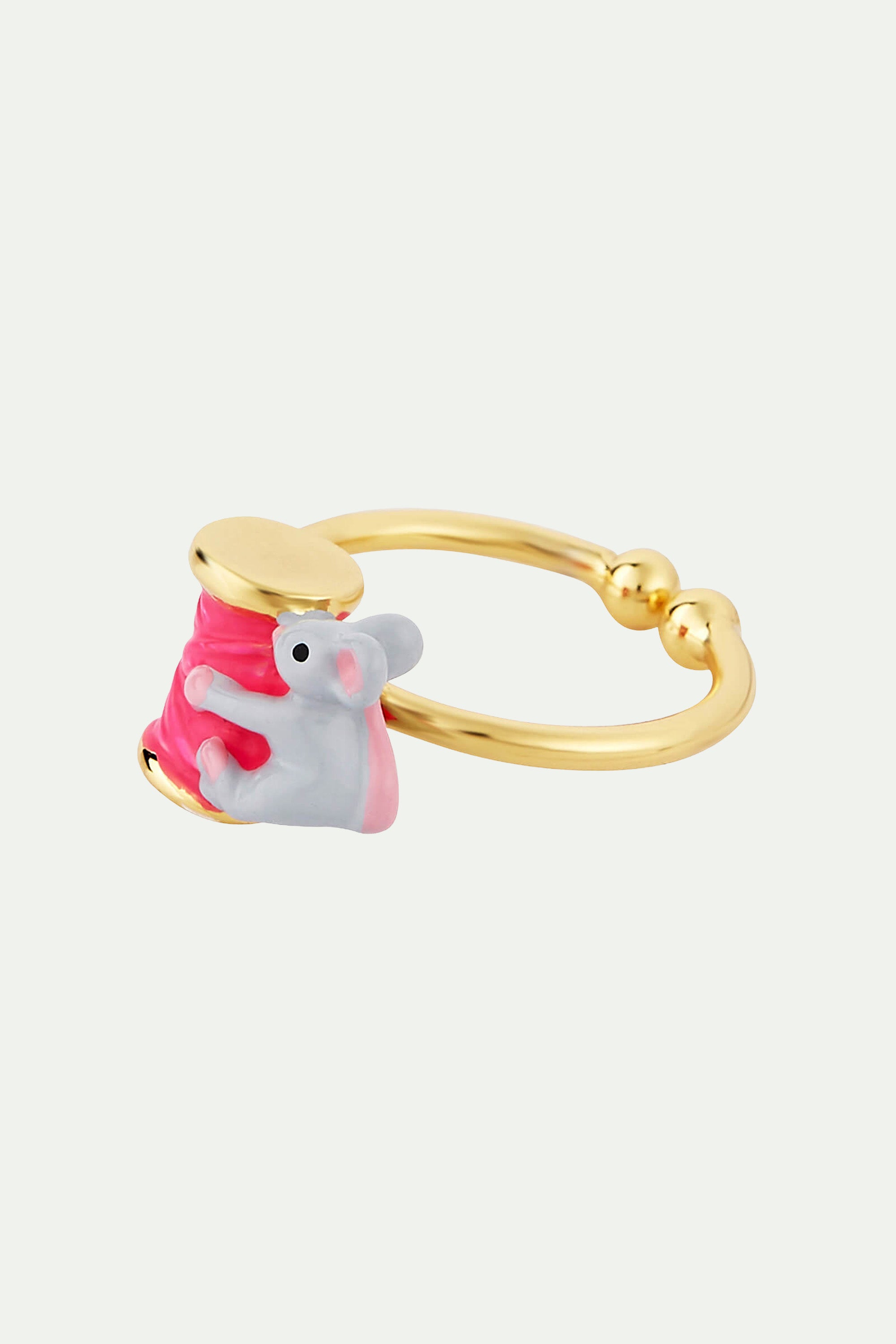 Mouse and Spool of Thread adjustable ring