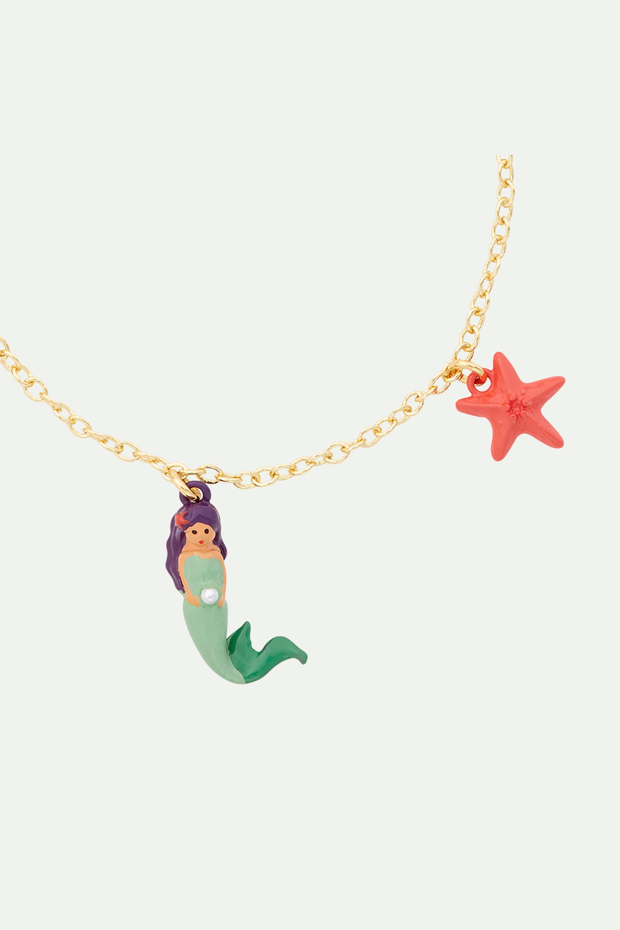Bracelet charm's sirène et animaux marins