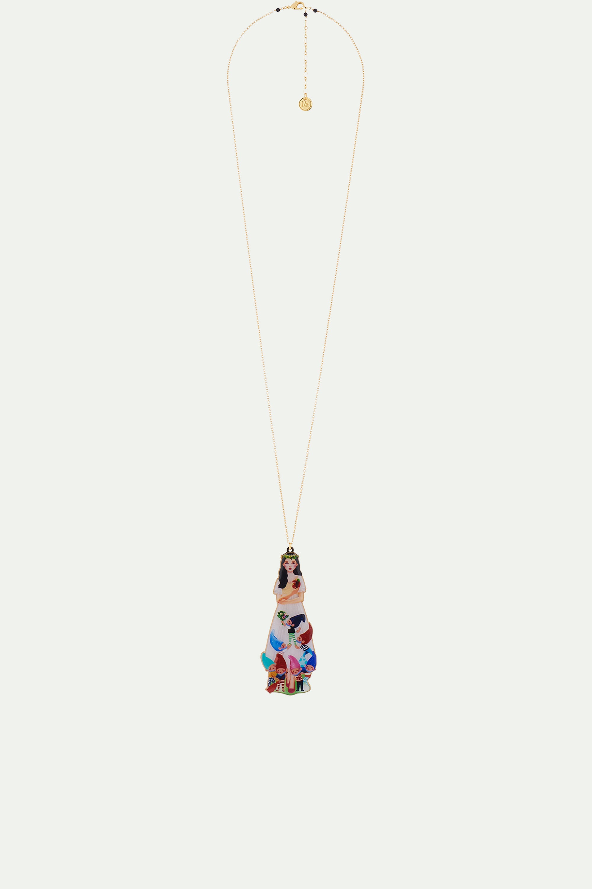 Snow White and the 7 dwarfs long necklace