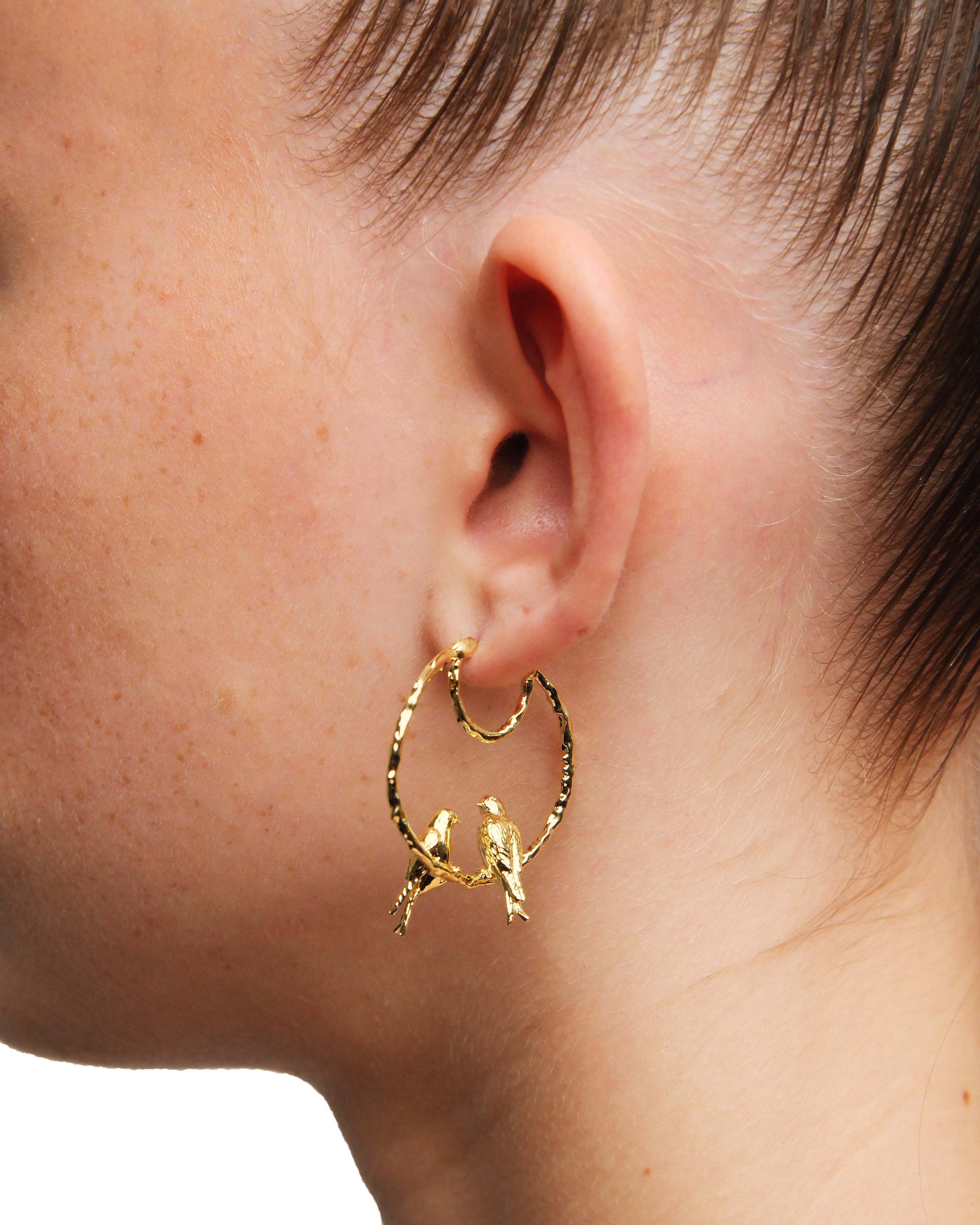 Petites créoles duo d'hirondelles