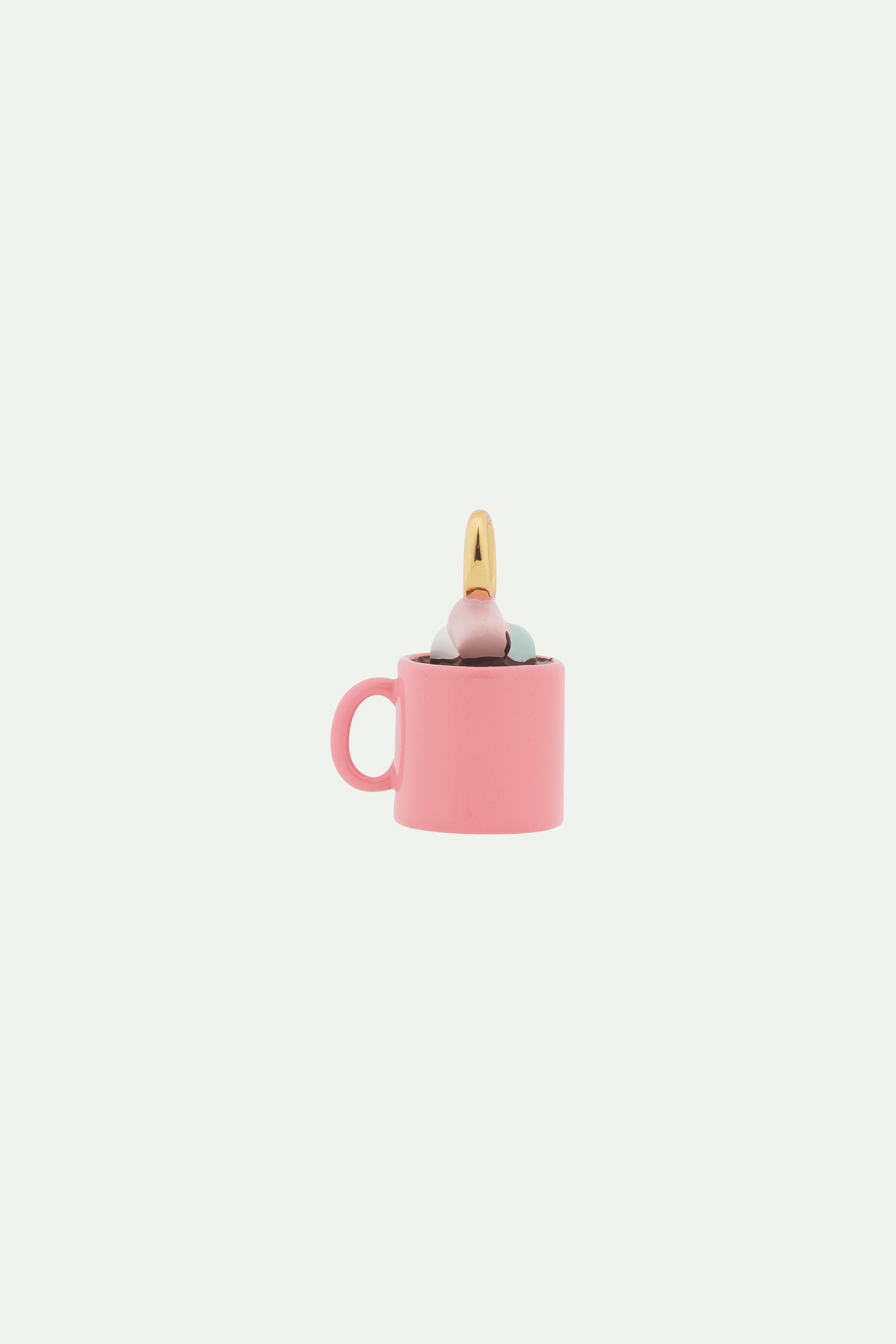 Hot chocolate mug charm