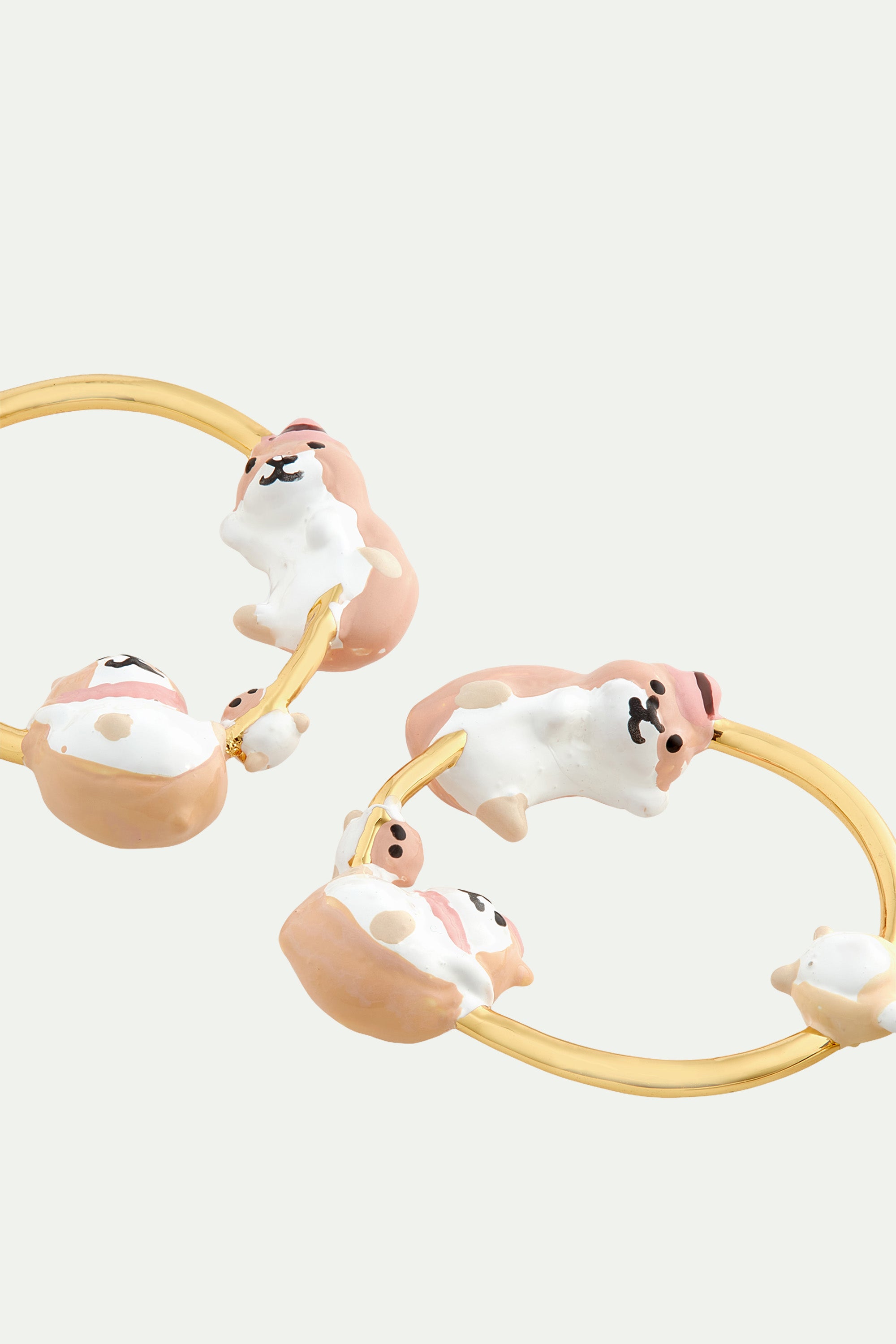 Pendientes familia hámsteres