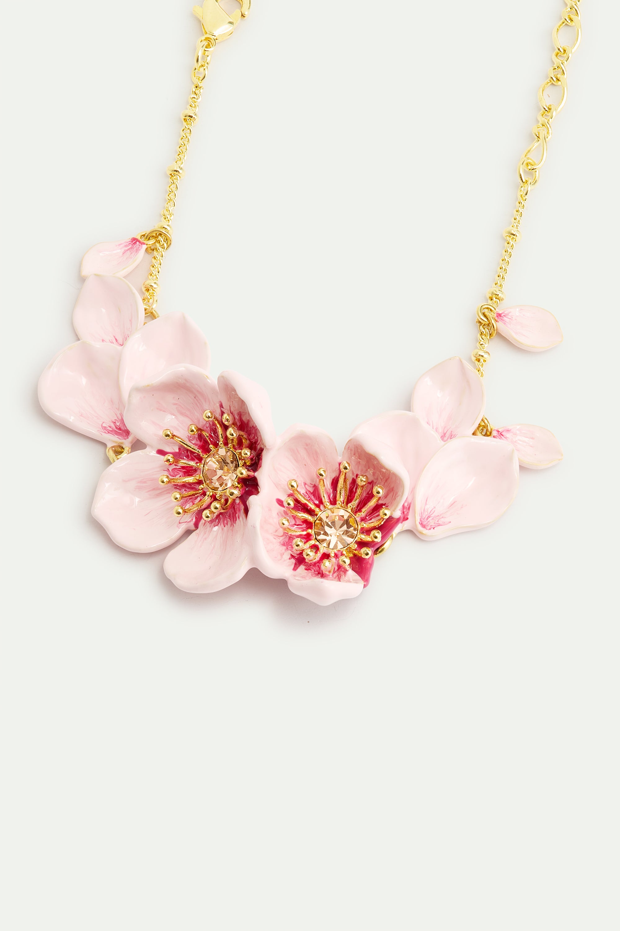 Pink cherry blossom bracelet