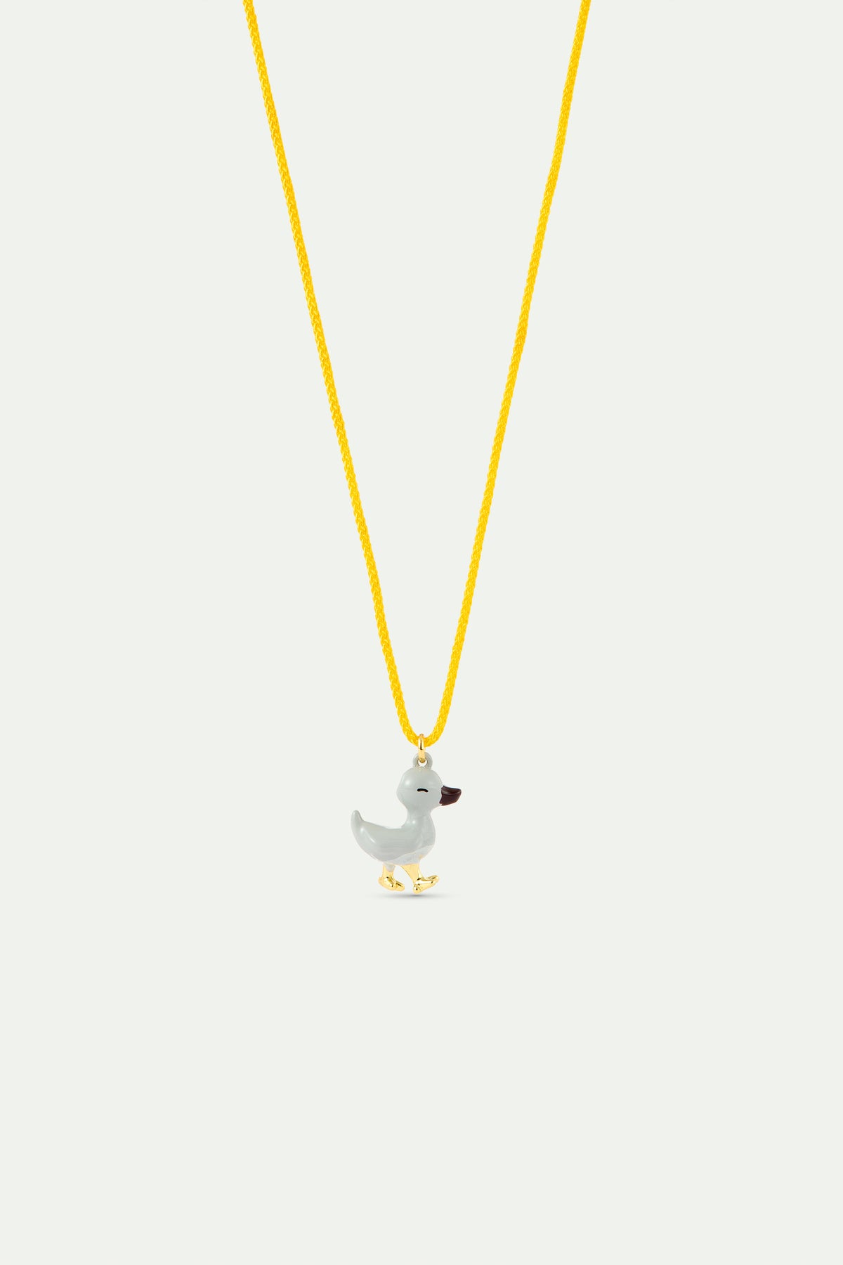 Collier pendentif jaune Petit Canard