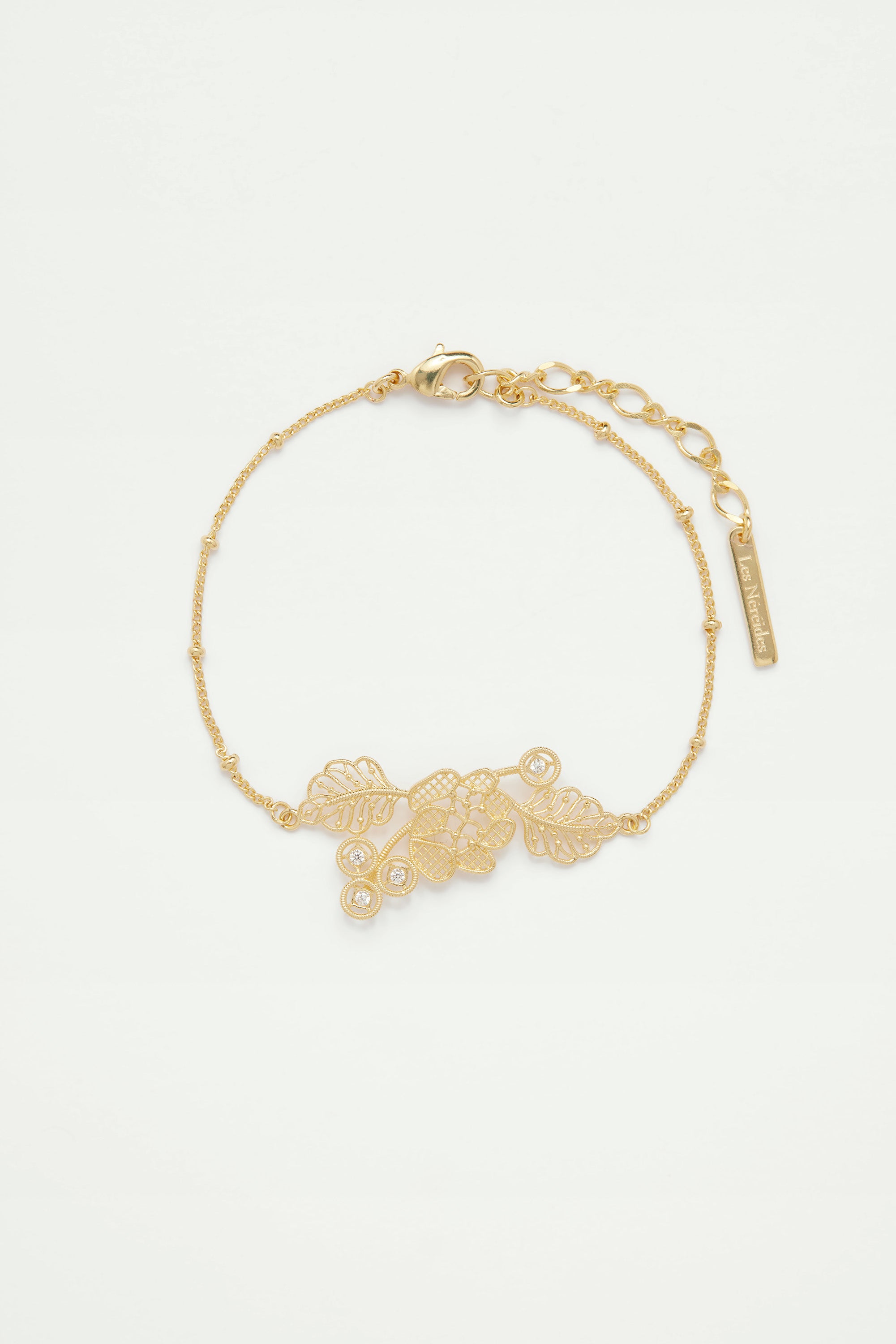 Pulsera fina hilo de oro