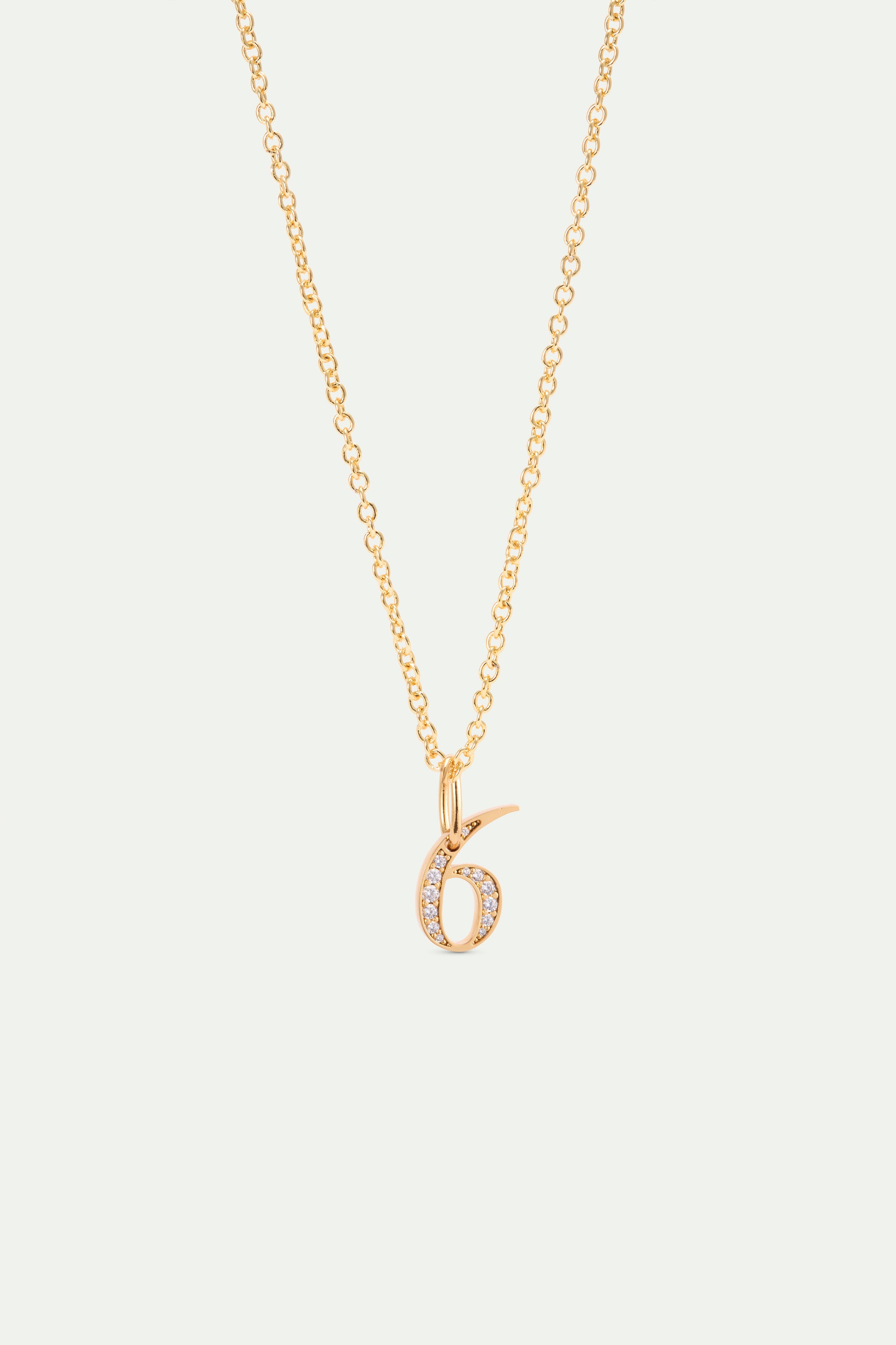 Number 6 pendant, calm and generosity