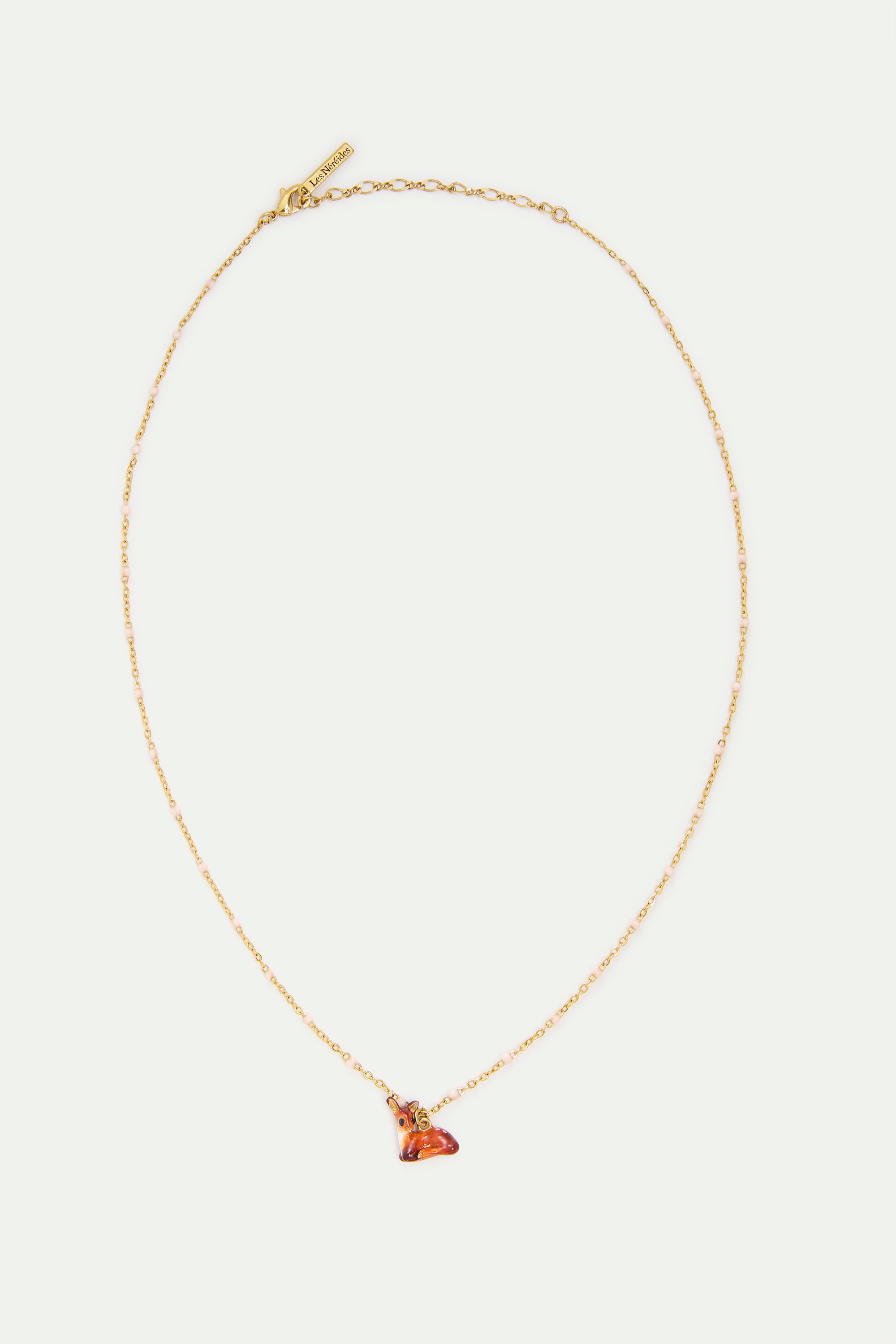 Collier pendentif faon
