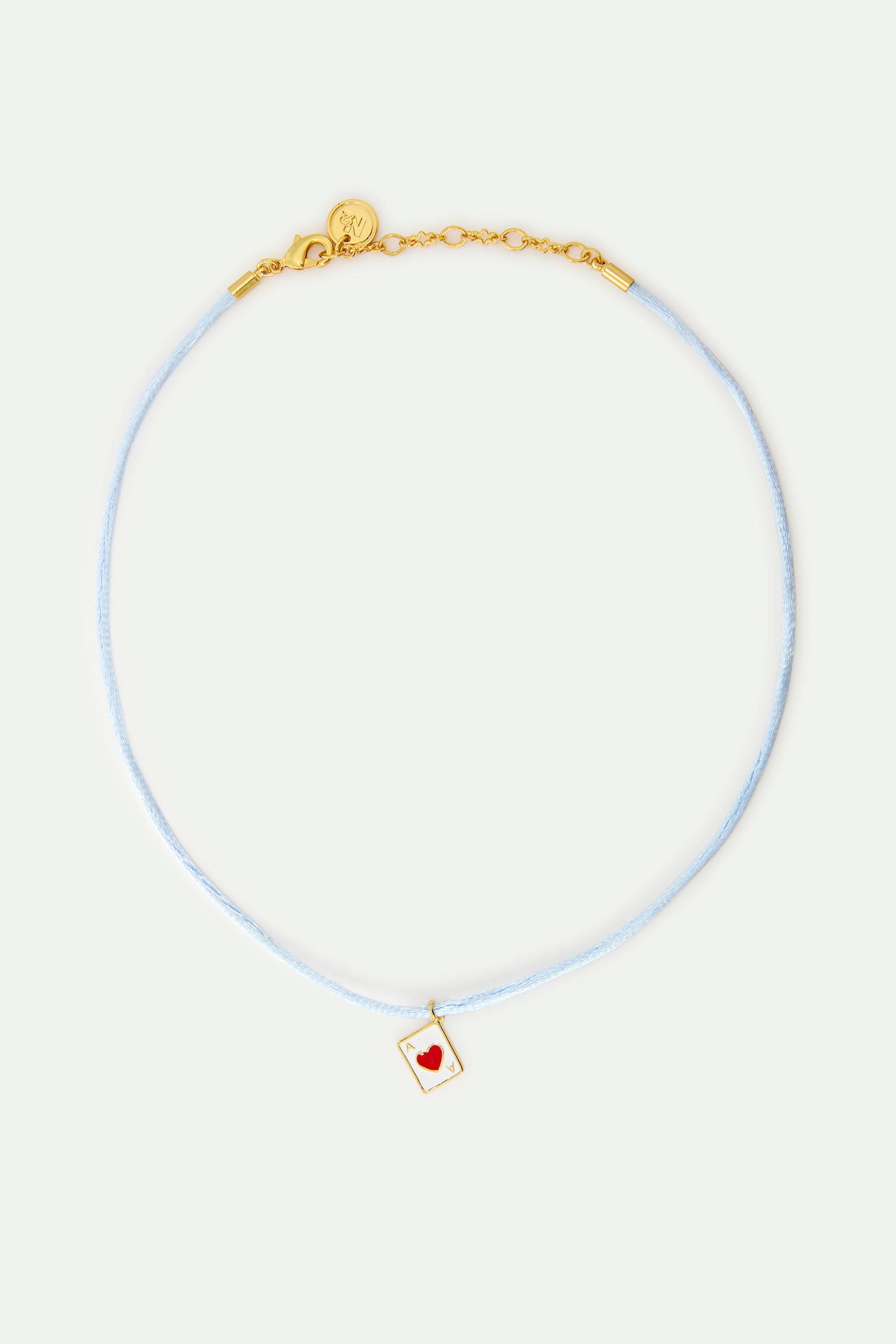 Collier pendentif carte coeur