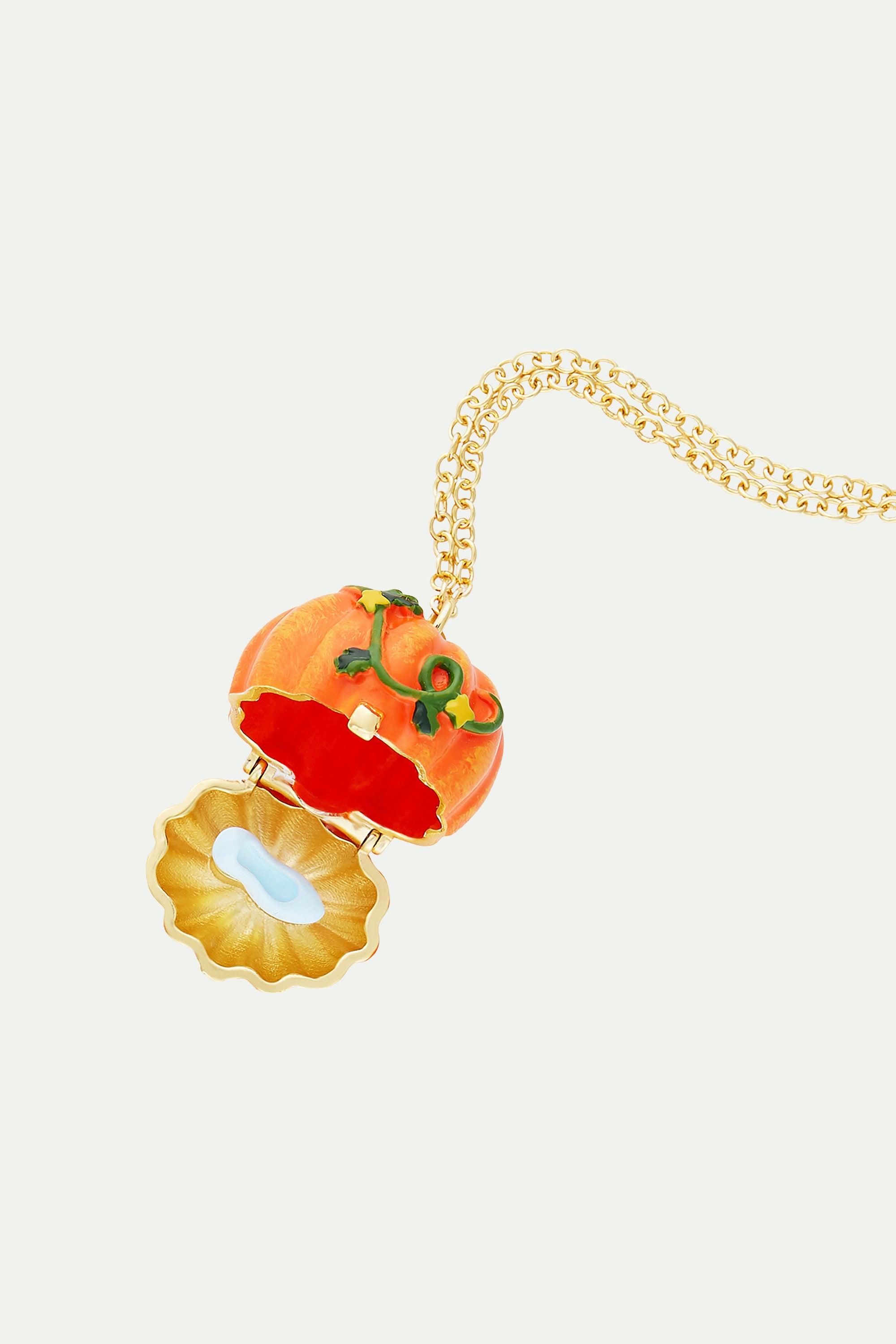 Pumpkin and Slipper secret necklace