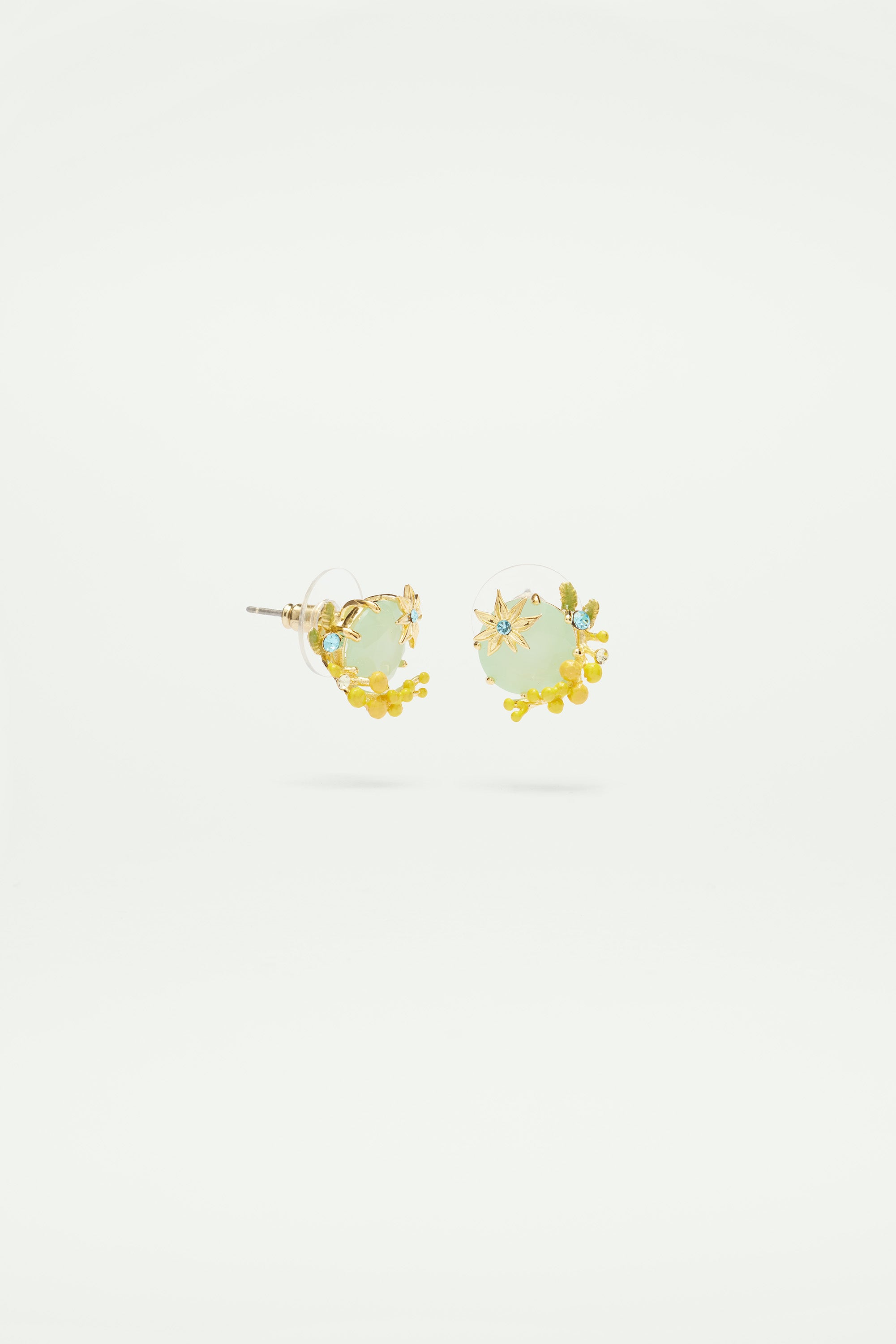 Boucles d'oreilles Mimosa et anis étoilé