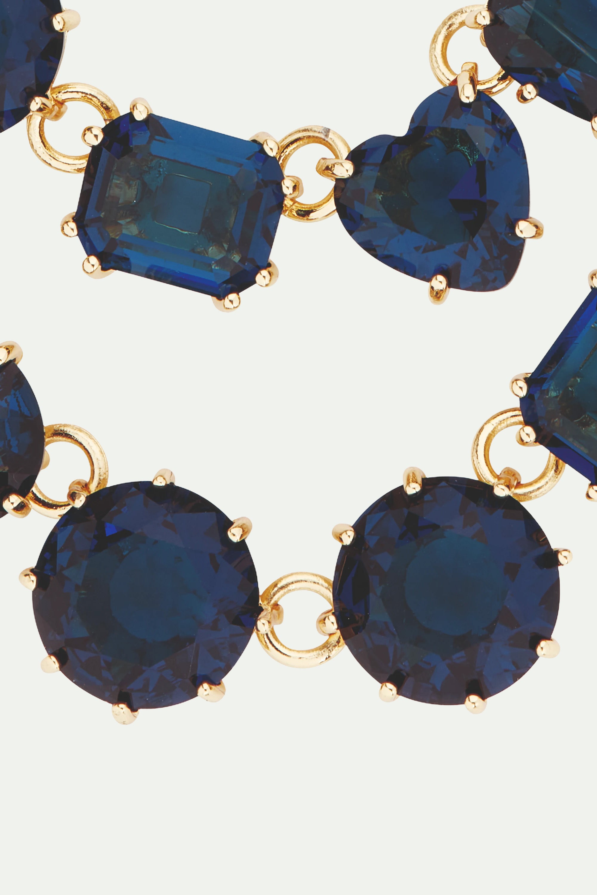 Collier luxe deux rangs La Diamantine Bleu Océan
