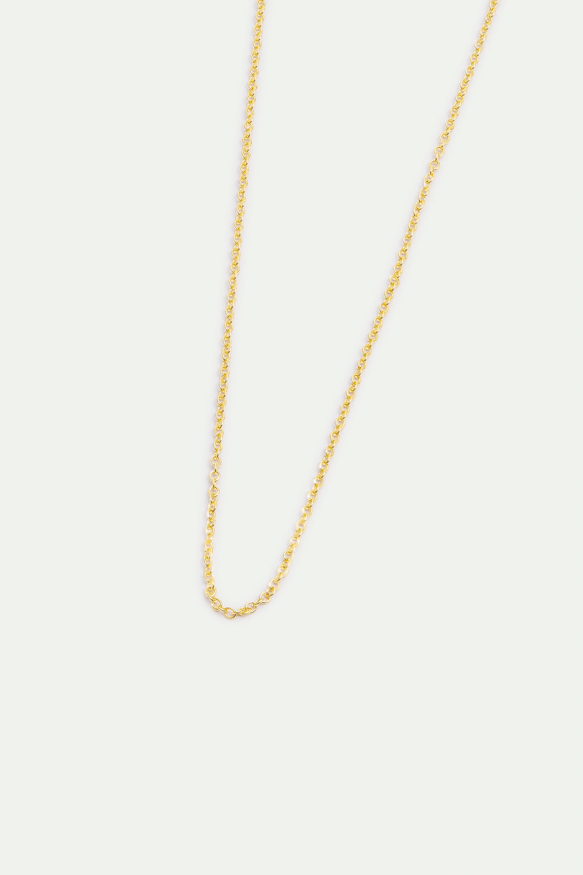 Fine cable chain necklace
