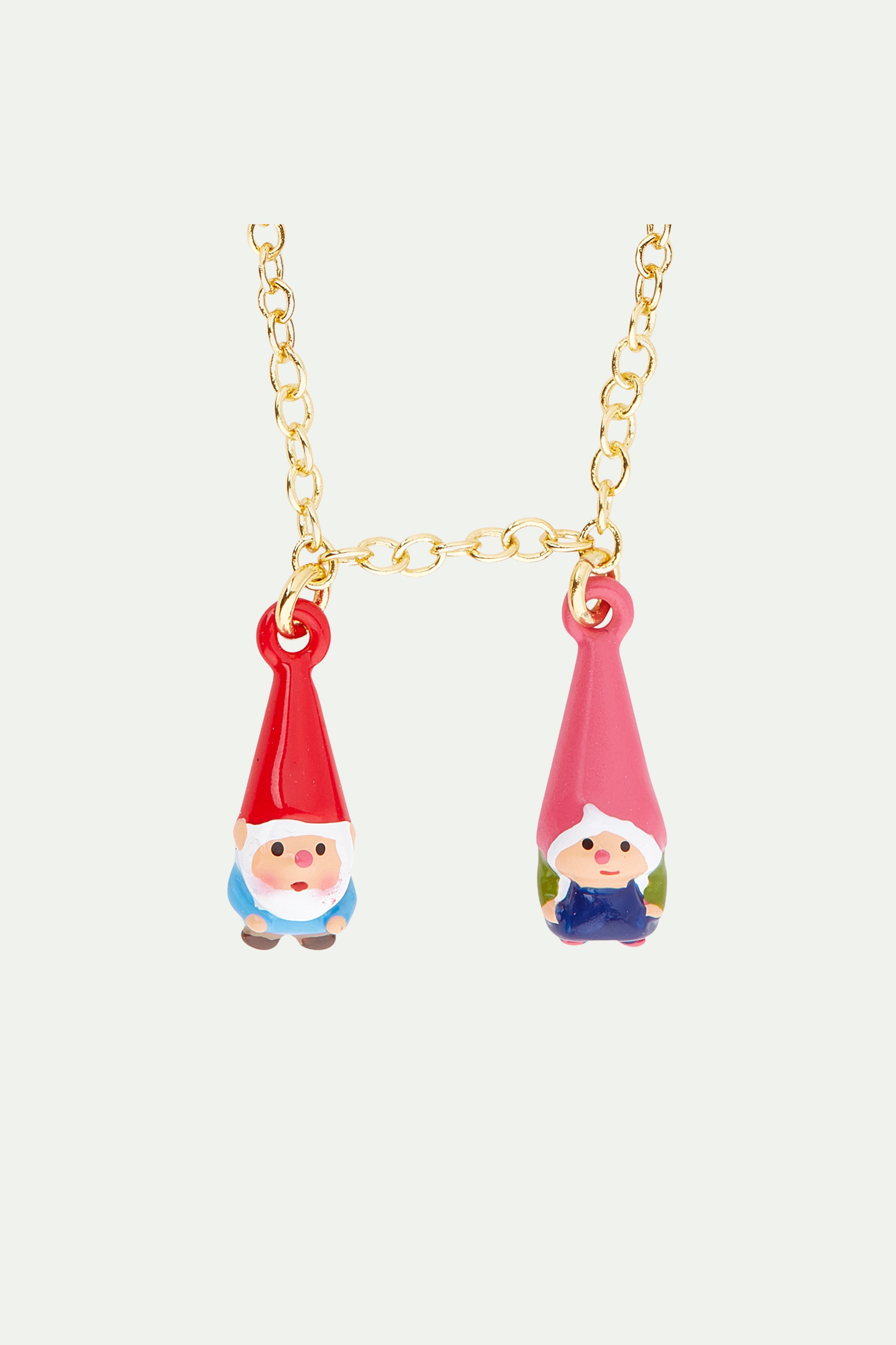 Toadstool family pendant necklace