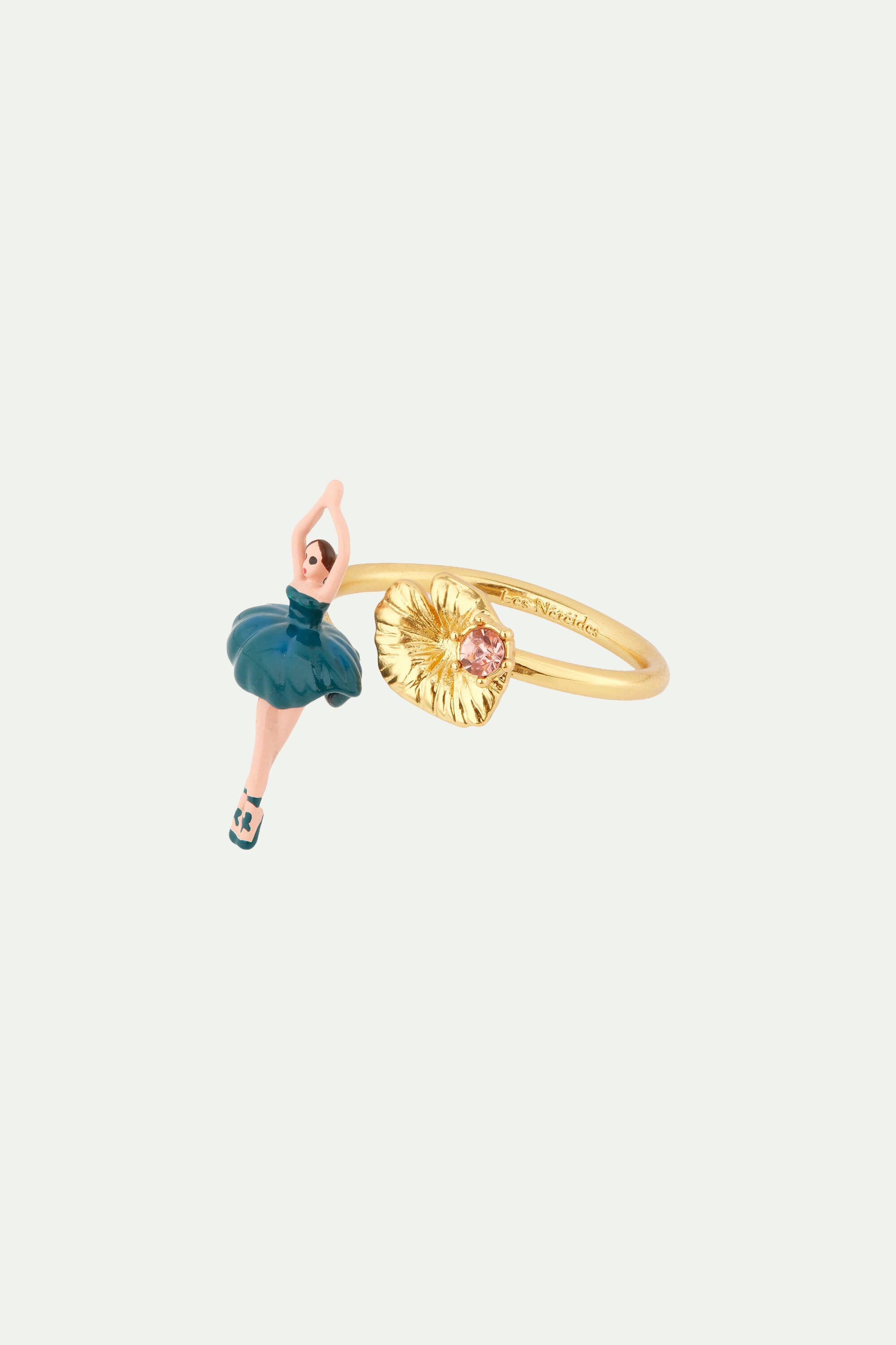 Mini Ballerina Prussian Blue adjustable ring