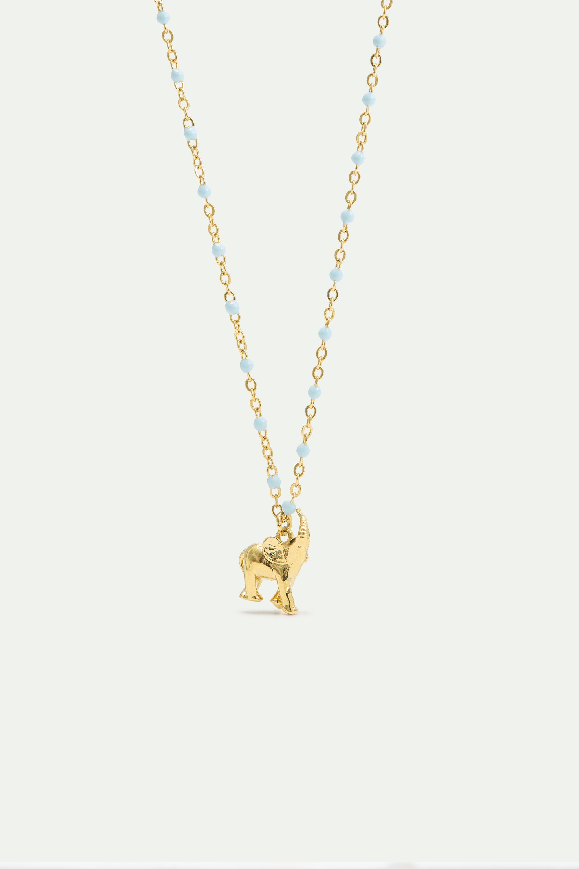 Collier pendentif Éléphant doré