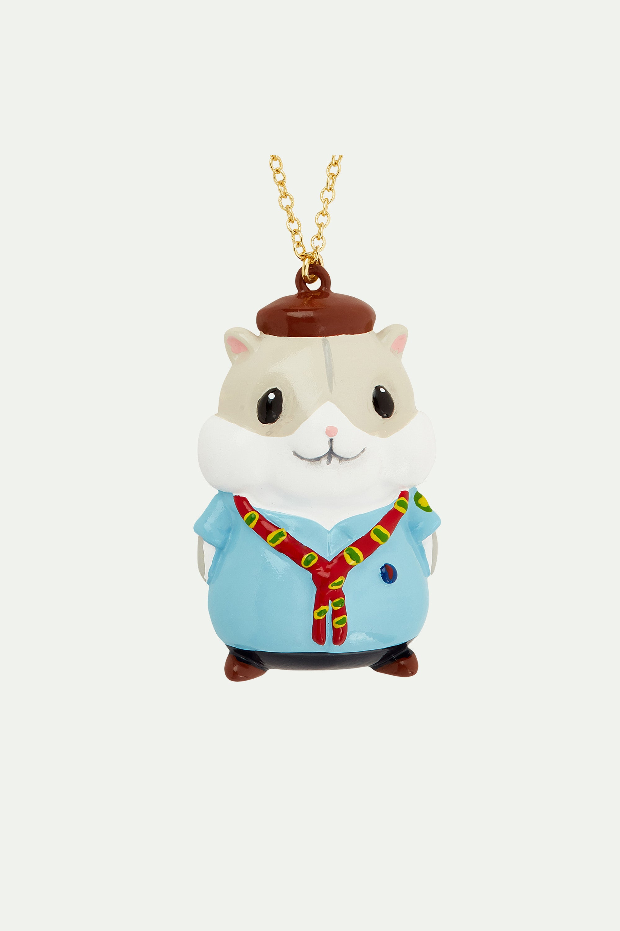 Collier pendentif hamster scout