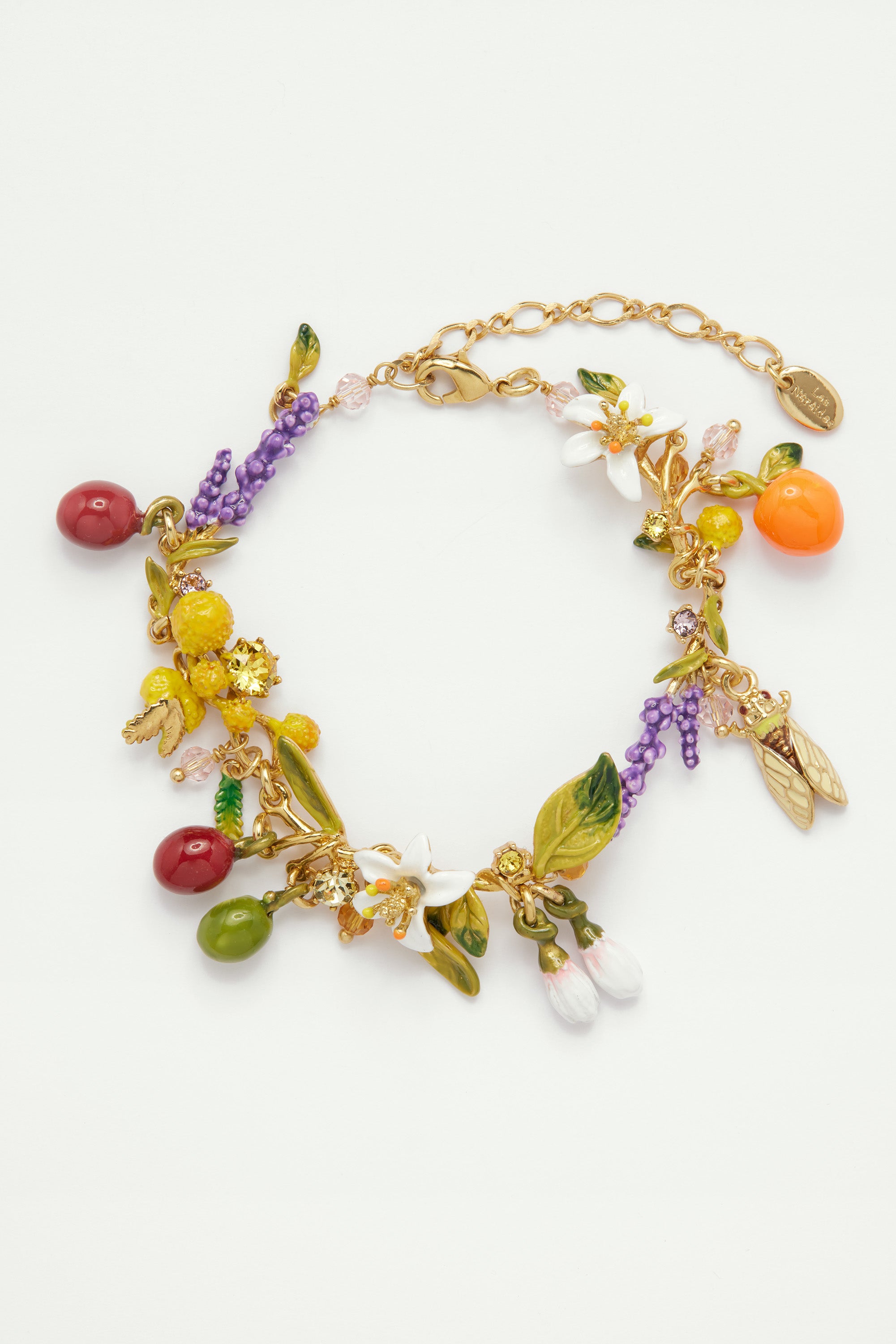 Bracelet fin bouquet du jardin de provence