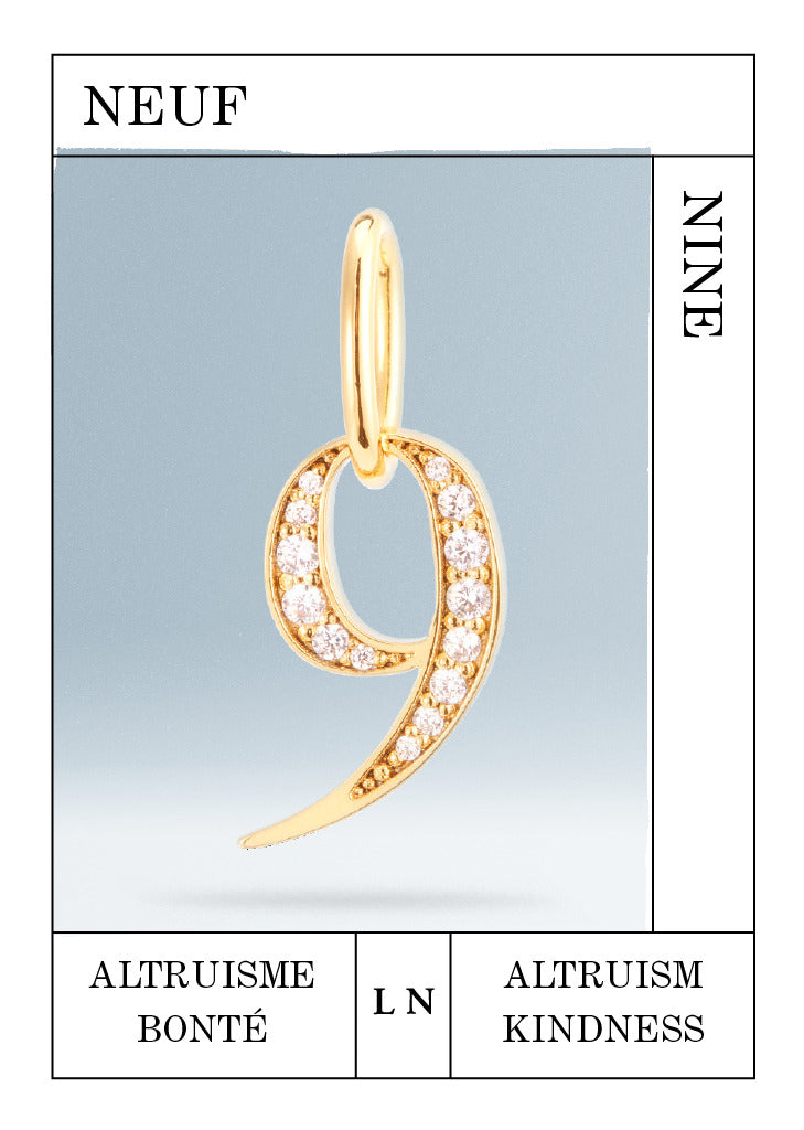 Pendentif chiffre 9, Altruisme et Bonté