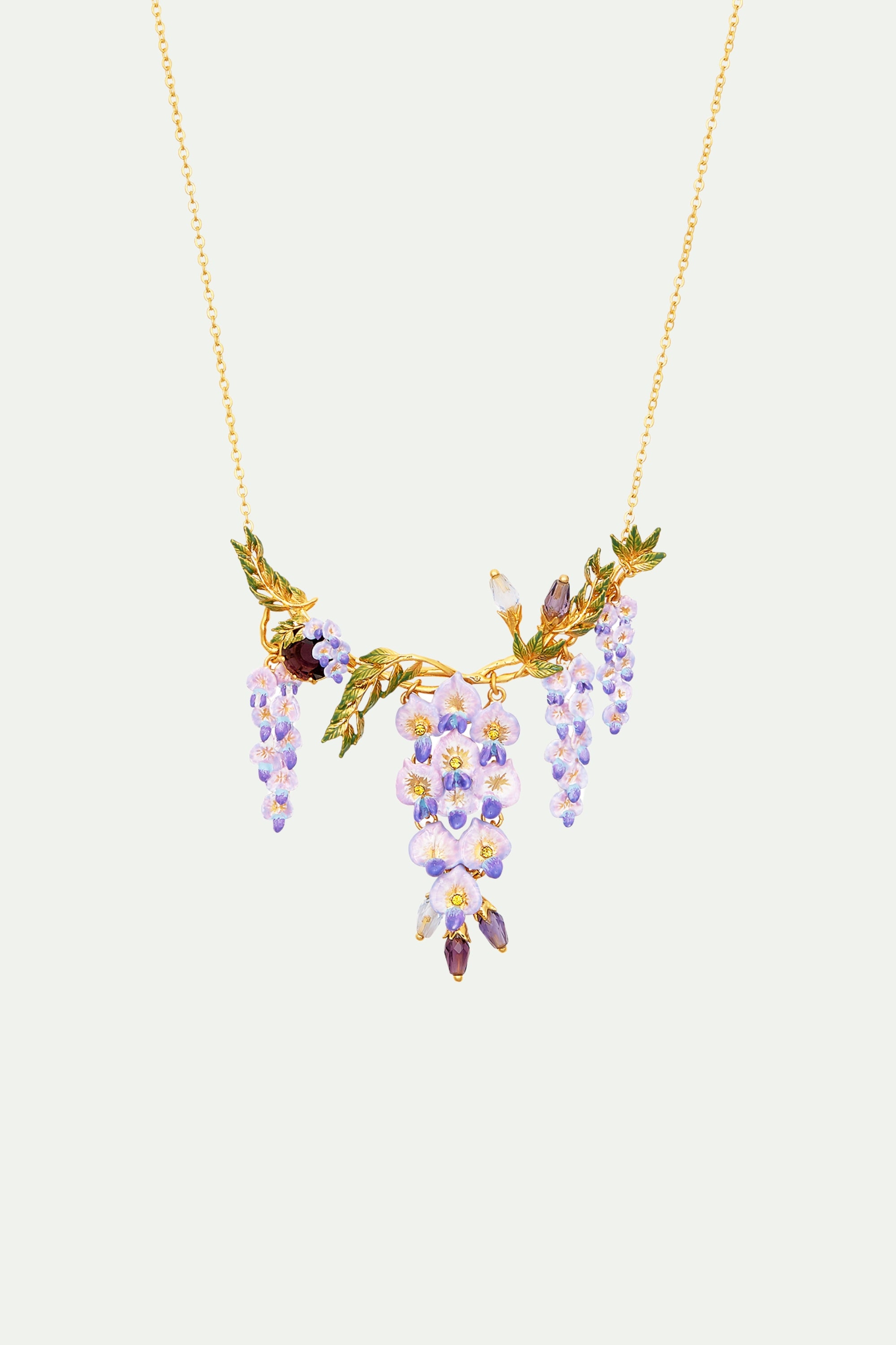 Shaded By Flowers Statement Necklace