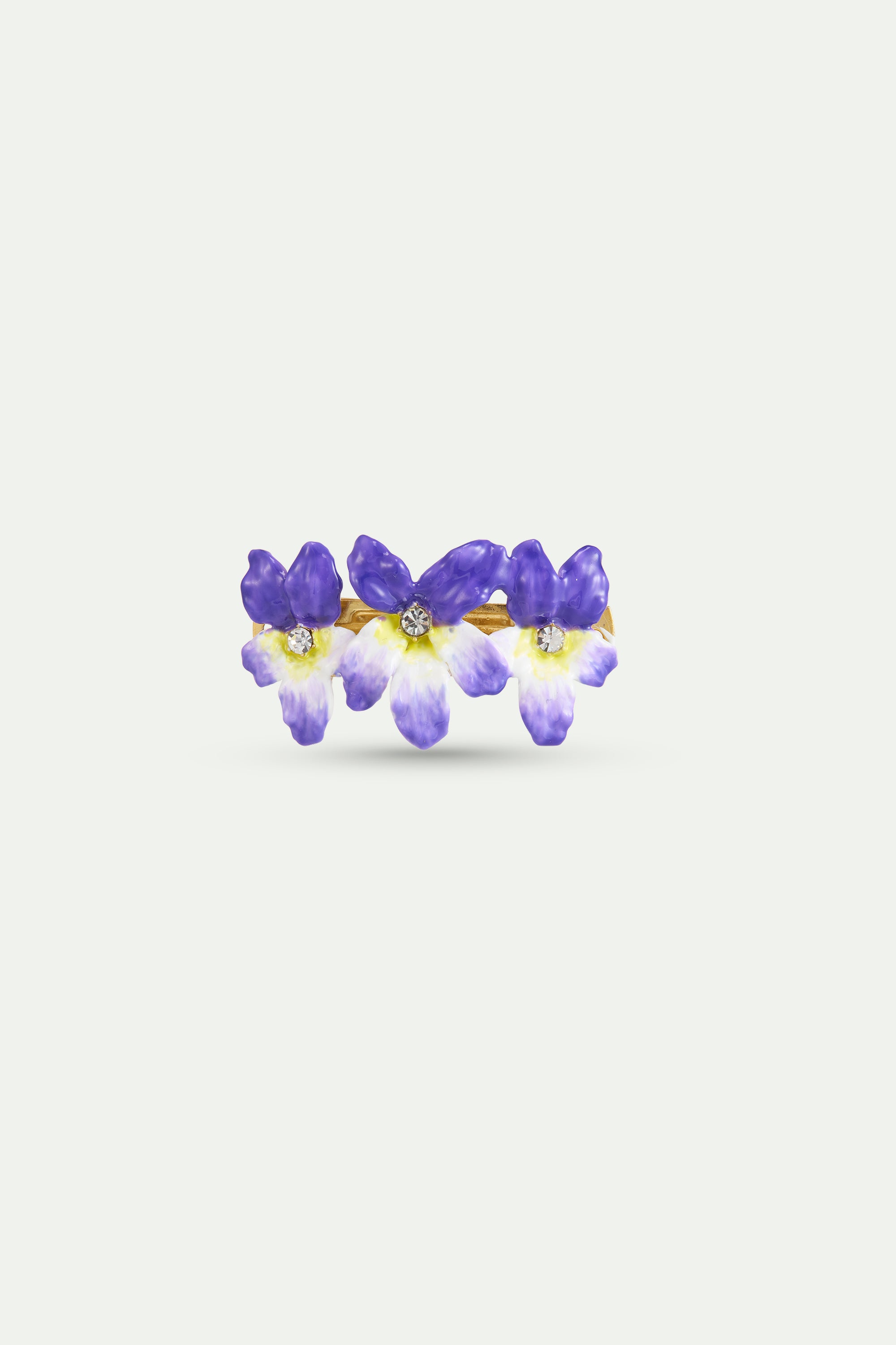 Barrette pour cheveux violettes
