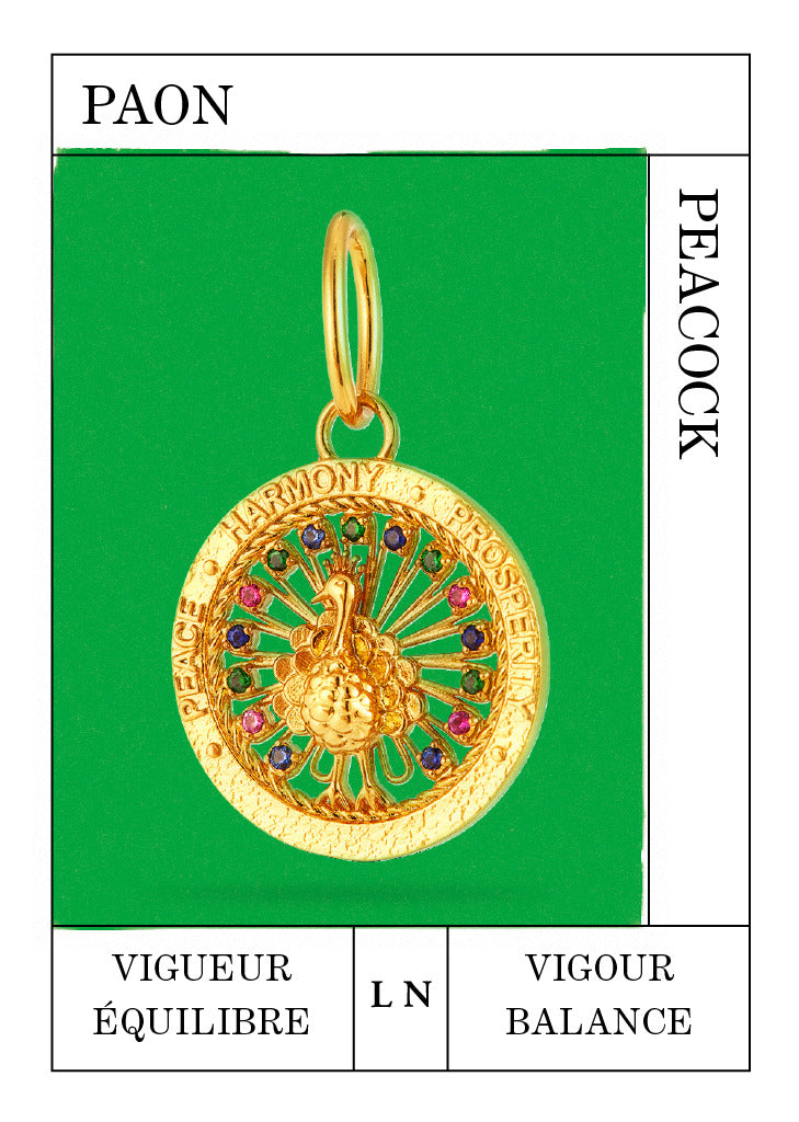 Pendentif Paon, Vigeur et Équilibre