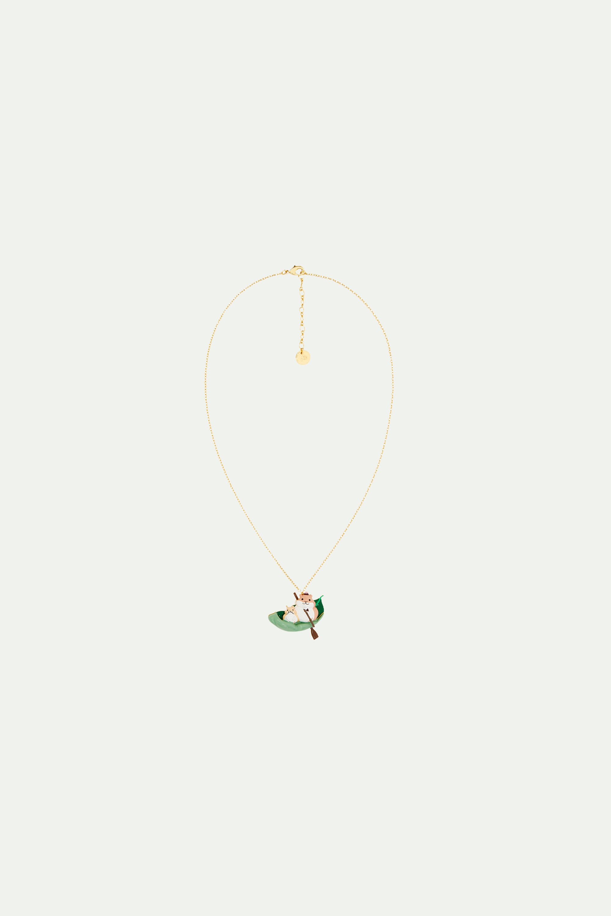 Exploring hamsters pendant necklace