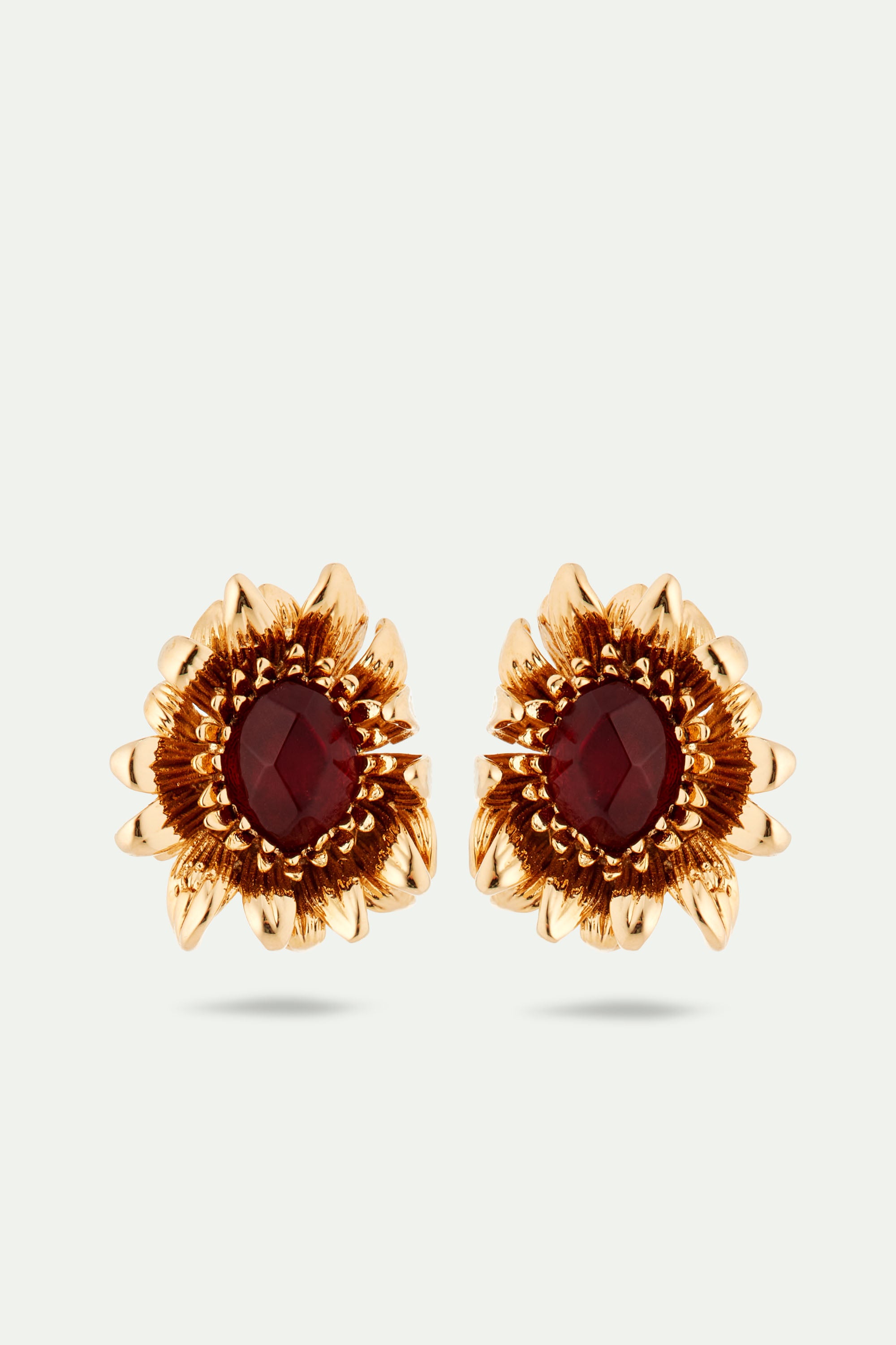 Sunflower post earrings