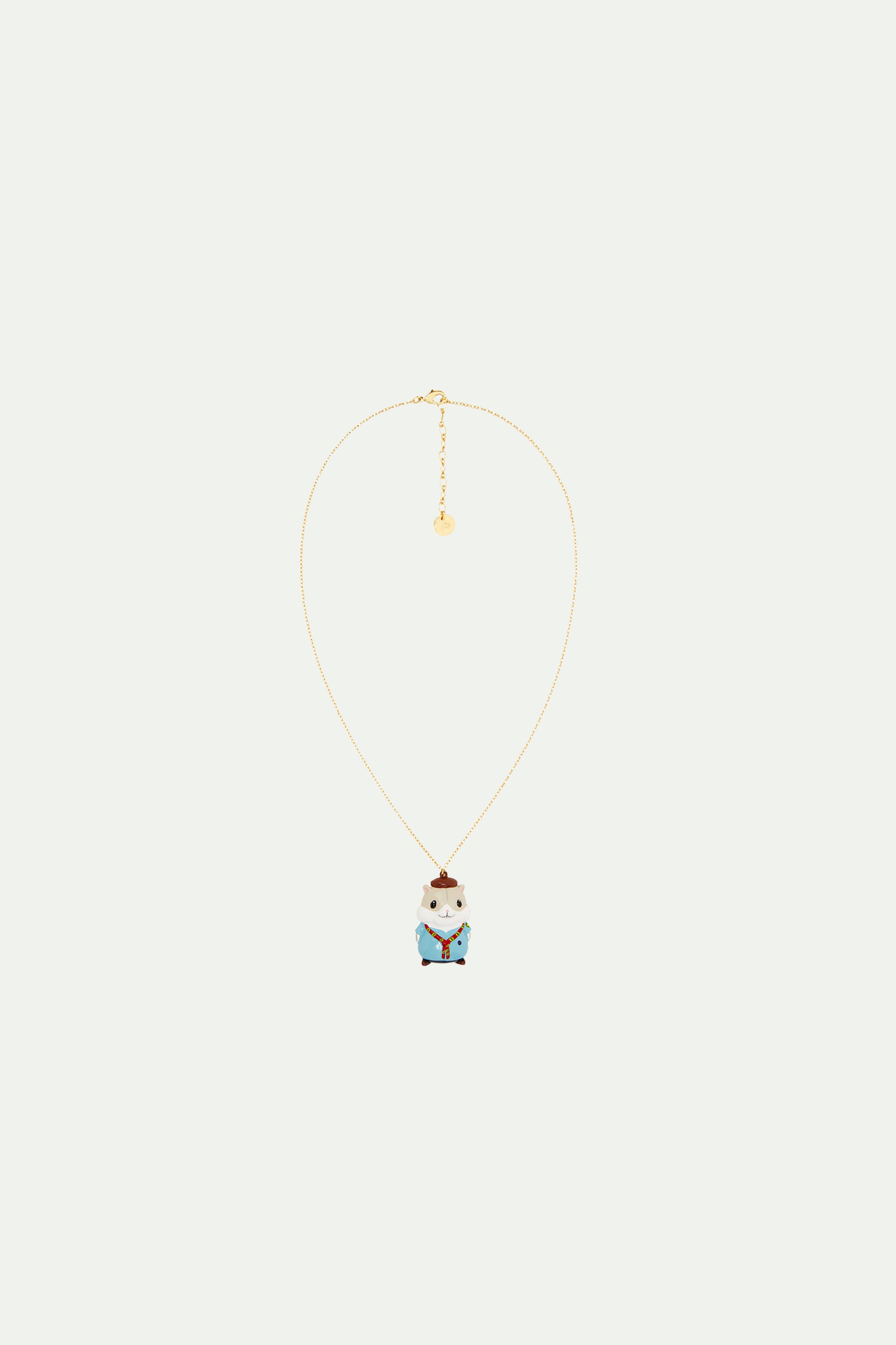 Collier pendentif hamster scout