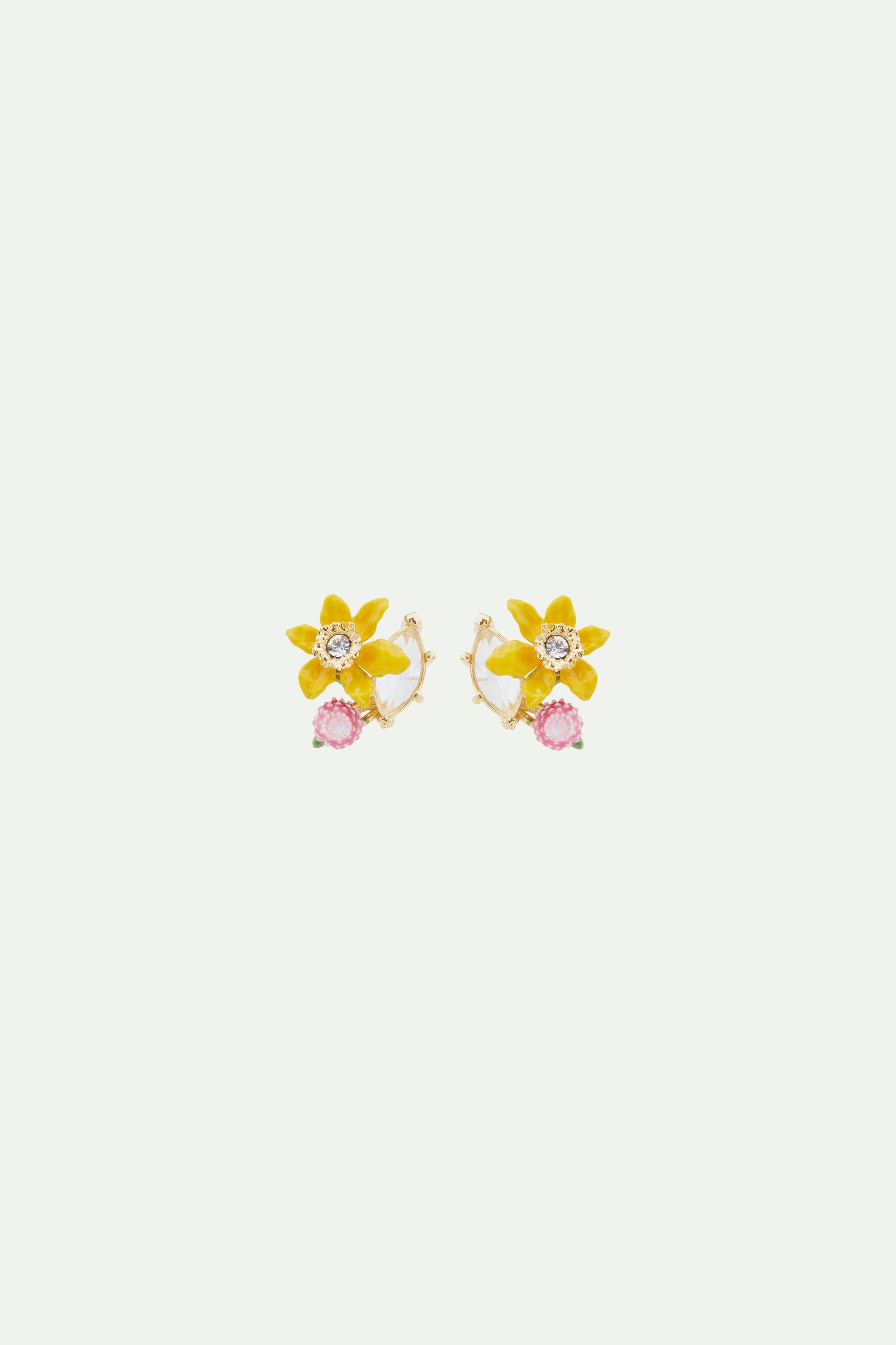 Daffodil post earrings